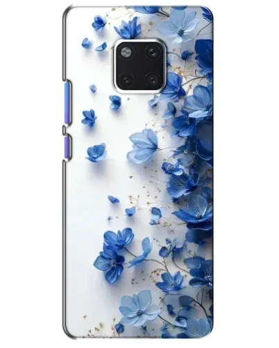Чехол для Huawei Mate 20 Pro (LYA-L09, LYA-L29) с картинкой «Голубой цветочный каскад» Чехол для Huawei Mate 20 Pro (LYA-L09, LYA-L29) с картинкой «Голубой цветочный каскад»