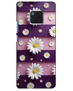 Чохол для Huawei Mate 20 Pro (LYA-L09, LYA-L29) з картинкою «Ромашки на фіолетовому»
