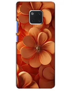 Чохол для Huawei Mate 20 Pro (LYA-L09, LYA-L29) з картинкою «Помаранчева макро квітка»
