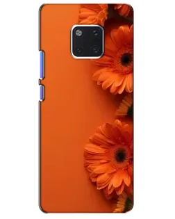 Чохол для Huawei Mate 20 Pro (LYA-L09, LYA-L29) з картинкою «Помаранчеві гербери»