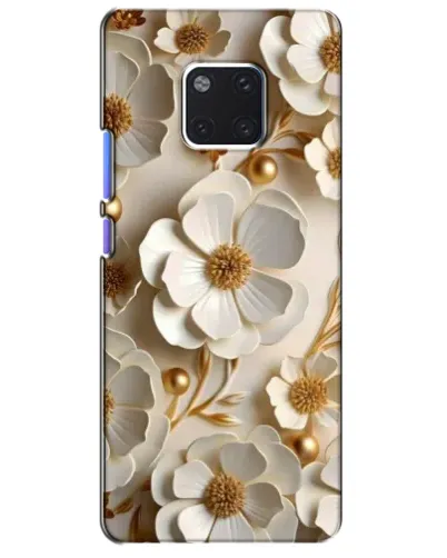 Чехол для Huawei Mate 20 Pro (LYA-L09, LYA-L29) с картинкой «Белие бумажние цвети» Чехол для Huawei Mate 20 Pro (LYA-L09, LYA-L29) с картинкой «Белие бумажние цвети»