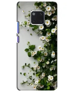 Чохол для Huawei Mate 20 Pro (LYA-L09, LYA-L29) з картинкою «Гілка дрібних білих квітів»