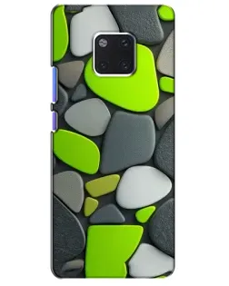 Чехол для Huawei Mate 20 Pro (LYA-L09, LYA-L29) с картинкой «Яркая неоновая галька»
