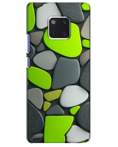 Чехол для Huawei Mate 20 Pro (LYA-L09, LYA-L29) с картинкой «Яркая неоновая галька»