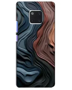 Чехол для Huawei Mate 20 Pro (LYA-L09, LYA-L29) с картинкой «Цветные волны каньона»