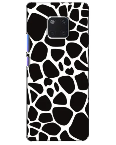 Чехол для Huawei Mate 20 Pro (LYA-L09, LYA-L29) с картинкой «Черно-белый жираф»