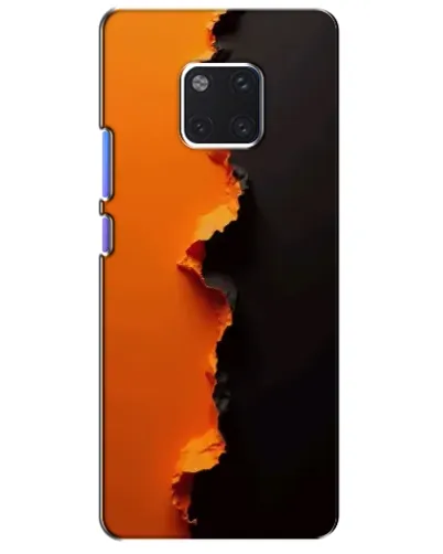 Чехол для Huawei Mate 20 Pro (LYA-L09, LYA-L29) с картинкой «Оранжевый разлом»