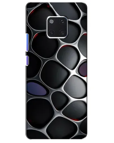 Чехол для Huawei Mate 20 Pro (LYA-L09, LYA-L29) с картинкой «Объемная темная решетка»