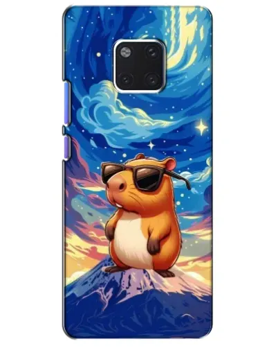 Чехол для Huawei Mate 20 Pro (LYA-L09, LYA-L29) с картинкой «Капибара Ван Гога»