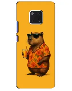 Чехол для Huawei Mate 20 Pro (LYA-L09, LYA-L29) с картинкой «Капибара на отдыхе» Чехол для Huawei Mate 20 Pro (LYA-L09, LYA-L29) с картинкой «Капибара на отдыхе»
