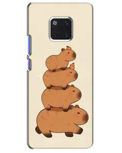 Чехол для Huawei Mate 20 Pro (LYA-L09, LYA-L29) с картинкой «Башня из капибар» Чехол для Huawei Mate 20 Pro (LYA-L09, LYA-L29) с картинкой «Башня из капибар»