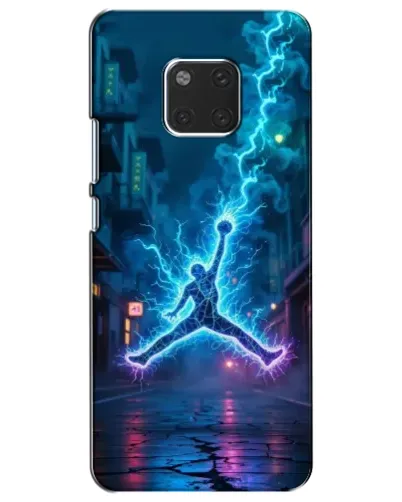 Чехол для Huawei Mate 20 (HMA-L09, HMA-L29) с картинкой «Jordan Gold Jumpman»