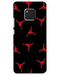 Чехол для Huawei Mate 20 (HMA-L09, HMA-L29) с картинкой «Jordan Red Pattern»