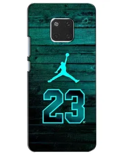Чехол для Huawei Mate 20 (HMA-L09, HMA-L29) с картинкой «Jordan Cyan 23»