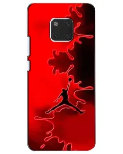 Чехол для Huawei Mate 20 (HMA-L09, HMA-L29) с картинкой «Jordan Red Smoke»