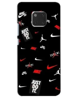 Чехол для Huawei Mate 20 (HMA-L09, HMA-L29) с картинкой «Nike Mix Pattern»