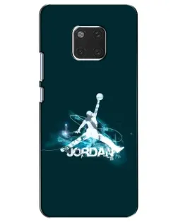 Чехол для Huawei Mate 20 (HMA-L09, HMA-L29) с картинкой «Jordan Blue Fire»