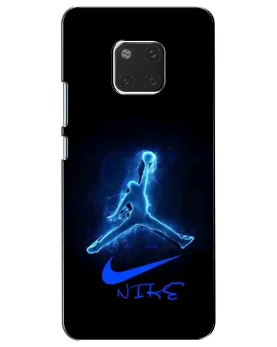 Чехол для Huawei Mate 20 (HMA-L09, HMA-L29) с картинкой «Jordan Neon Blue»