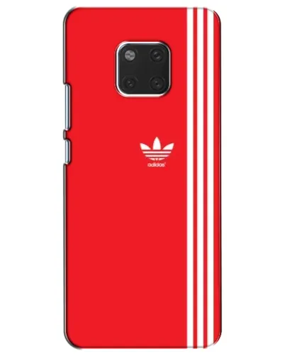 Чехол для Huawei Mate 20 (HMA-L09, HMA-L29) с картинкой «Красный минимализм Adidas»
