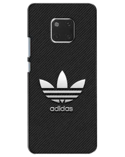 Чехол для Huawei Mate 20 (HMA-L09, HMA-L29) с картинкой «Adidas Карбоновая текстура»