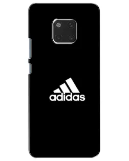 Чехол для Huawei Mate 20 (HMA-L09, HMA-L29) с картинкой «Черная классика Adidas»