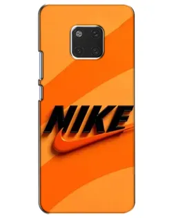 Чехол для Huawei Mate 20 (HMA-L09, HMA-L29) с картинкой «Оранжевый драйв Nike»