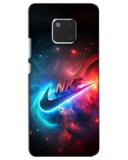 Чехол для Huawei Mate 20 (HMA-L09, HMA-L29) с картинкой «Огненный логотип Nike»