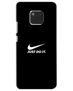 Чехол для Huawei Mate 20 (HMA-L09, HMA-L29) с картинкой «Минимализм от Nike»