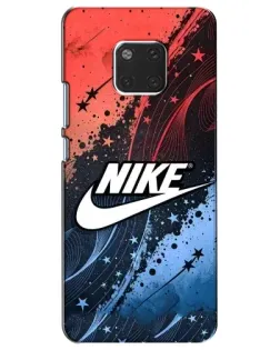 Чехол для Huawei Mate 20 (HMA-L09, HMA-L29) с картинкой «Градиентный принт Найк»