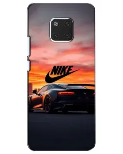Чехол для Huawei Mate 20 (HMA-L09, HMA-L29) с картинкой «Nike и суперкар»