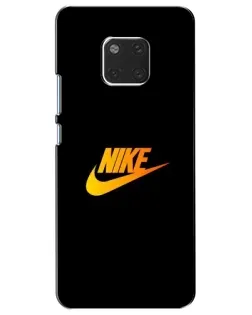 Чехол для Huawei Mate 20 (HMA-L09, HMA-L29) с картинкой «Золотой логотип Nike»