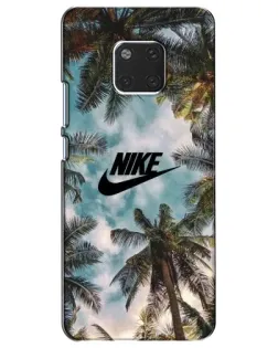 Чехол для Huawei Mate 20 (HMA-L09, HMA-L29) с картинкой «Тропический принт Nike» Чехол для Huawei Mate 20 (HMA-L09, HMA-L29) с картинкой «Тропический принт Nike»