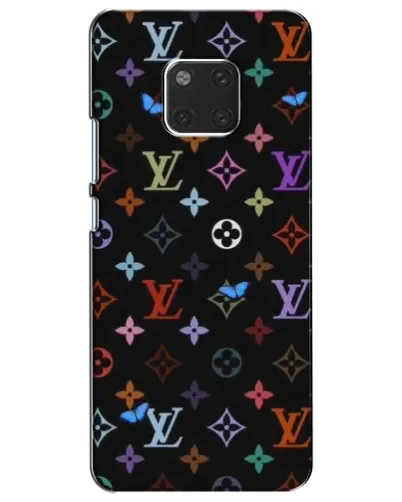 Чехол для Huawei Mate 20 (HMA-L09, HMA-L29) с картинкой «Цветная монограмма LV»