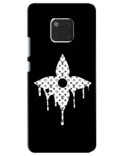 Чехол для Huawei Mate 20 (HMA-L09, HMA-L29) с картинкой «Цветочная монограмма»
