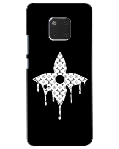 Чехол для Huawei Mate 20 (HMA-L09, HMA-L29) с картинкой «Цветочная монограмма»