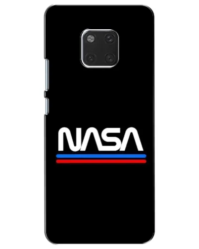 Чехол для Huawei Mate 20 (HMA-L09, HMA-L29) с картинкой «NASA — классика Red Blue»