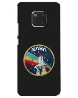 Чехол для Huawei Mate 20 (HMA-L09, HMA-L29) с картинкой «NASA — эмблема миссии»
