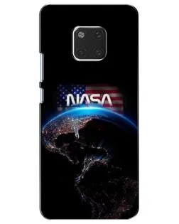Чехол для Huawei Mate 20 (HMA-L09, HMA-L29) с картинкой «Земля из космоса NASA»