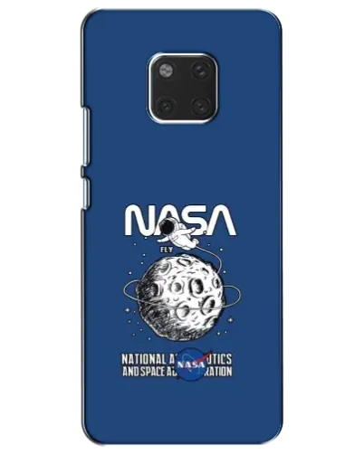 Чехол для Huawei Mate 20 (HMA-L09, HMA-L29) с картинкой «NASA — лунная миссия»