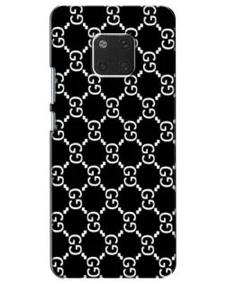 Чехол для Huawei Mate 20 (HMA-L09, HMA-L29) с картинкой «Gucci — сетчатый паттерн»
