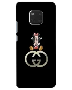 Чехол для Huawei Mate 20 (HMA-L09, HMA-L29) с картинкой «Минни Маус на лого»
