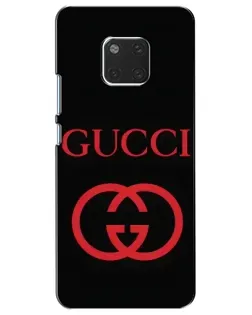 Чехол для Huawei Mate 20 (HMA-L09, HMA-L29) с картинкой «Gucci — красный логотип»