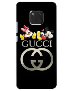 Чехол для Huawei Mate 20 (HMA-L09, HMA-L29) с картинкой «Gucci — герои Disney»