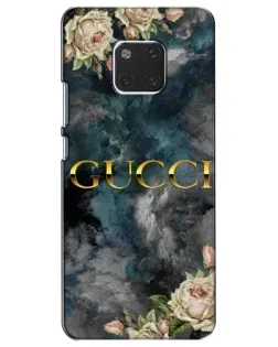 Чехол для Huawei Mate 20 (HMA-L09, HMA-L29) с картинкой «Абстрактные цветы Gucci»