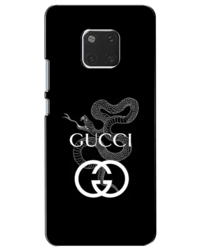 Чехол для Huawei Mate 20 (HMA-L09, HMA-L29) с картинкой «Gucci — серебряная змея» Чехол для Huawei Mate 20 (HMA-L09, HMA-L29) с картинкой «Gucci — серебряная змея»