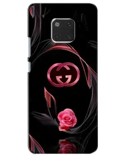 Чехол для Huawei Mate 20 (HMA-L09, HMA-L29) с картинкой «Gucci — неоновая роза»