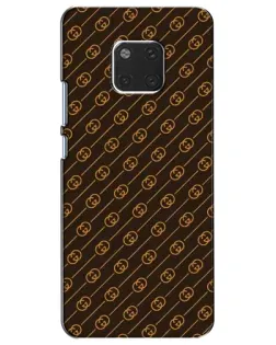 Чехол для Huawei Mate 20 (HMA-L09, HMA-L29) с картинкой «Gucci — золотые диагонали»