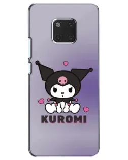Чехол для Huawei Mate 20 (HMA-L09, HMA-L29) с картинкой «Kuromi — фиолетовый арт»