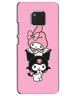Чехол для Huawei Mate 20 (HMA-L09, HMA-L29) с картинкой «My Melody и Kuromi»