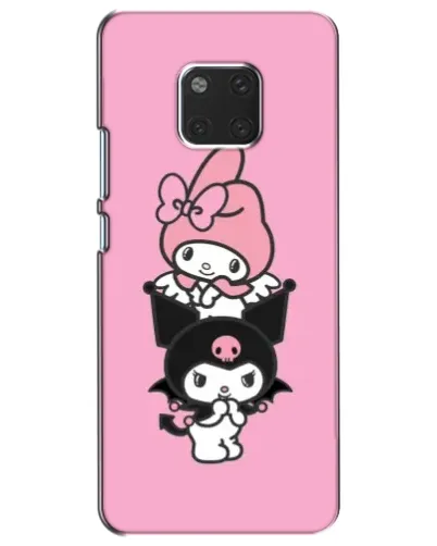 Чехол для Huawei Mate 20 (HMA-L09, HMA-L29) с картинкой «My Melody и Kuromi»